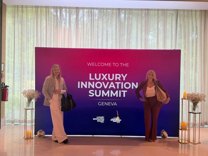Luxury Innovation Summit Geneva event backdrop